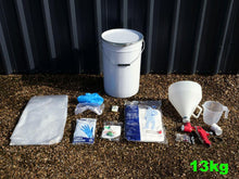 Medium Vehicle and Trailer Coating Kit with Spray Gun and PPE.